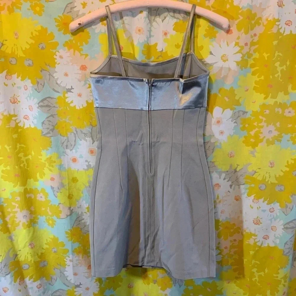 Cache Blue and Gold Mini Dress - Picture 7 of 8